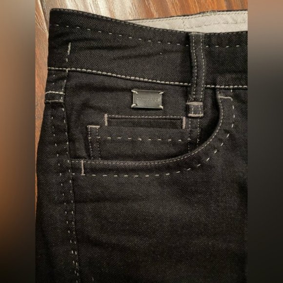 SOLD Cortigiani Italian Luxury Wool Jean-Style Pants - Picture 15 of 16